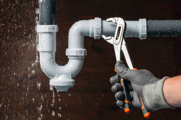 Professional Drain Cleaning technician working in Hobart, WI